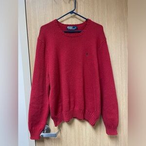 Polo Ralph Lauren Red Knit Sweater